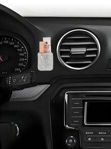 1个闪亮水钻口红盒，适用于汽车 - 多种颜色可选，便携式壁挂式收纳盒，背面带粘胶，可收纳汽车配件，是旅行、度假、日常生活、婚礼、生日、节日礼物、装饰水钻摆件、石雕艺术品、房间装饰、复活节、音乐节、母亲节的理想之选。 - 彩色 - 查看 7