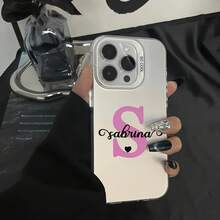 Customizable Matte Black Wedding Phone Case, Compatible With Apple XR, 11, 13, 14, 15 And 16 Pro Max. It Is Clear, Fashionable, Vibrant In Color, Cute, Minimalist, And Perfectly Matches Your Phone. It Is A Unique Personalized Gift For Friends, Girlfriends And Mothers.
