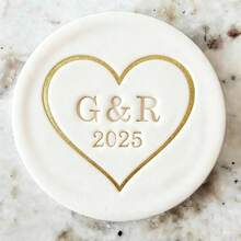 定制文字蛋糕装饰、DIY模具、糖霜蛋糕模板、婚礼翻糖压花工具、名字蛋糕模具、手工饼干/糕点压花印章 - 彩色 - 查看 13