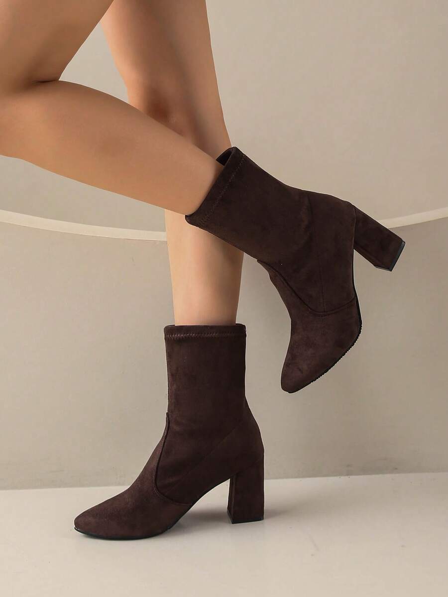 SOCTU Women Ankle Boots & Booties - Brown - View 1