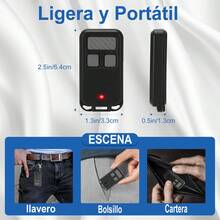 2 Pcs Universal Electric Gate Remote Control 893max, Universal For Garage Doors From 1993 To The Present - Black - View 3
