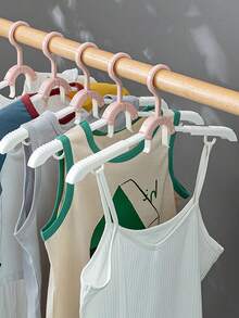 Foldable Travel Clothes Hanger, Essential Folding Drying Rack - Multipurpose Portable Clothes Hanger For Suitcase, Dorm, School And Hotel, Can Hang Clothes/Jackets/Laundry Bag - Multicolor - View 5