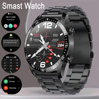 2025 Latest Fashion Tech Design Smart Watch, Multiple Strap Options, 1.50" Silicone Strap Full Touch Screen Outdoor Sports Smartwatch For Men And Women, Wireless Call, Call Reminder/Reject, Message Notification, Pedometer, Wireless Music, Multiple Sports Modes, Suitable As Birthday, Holiday, Graduation, Halloween Gift For Couples, Elders, Friends, Classmates