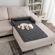 1 pièce Coussin de siège de voiture en polyester pour animal de compagnie, lit de voyage imperméable pour petit animal de compagnie pour voiture, s'adapte au siège passager avant, convient aux petits animaux de compagnie pour les voyages et la protection en extérieur - Multicolore - Voir 8