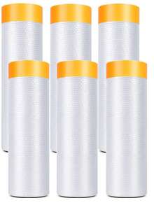 1 Roll Dustproof Film Furniture Decorative Thick Plastic Protective Film Anti-Dust Sofa Cover, Plastic Drop Cloth Plastic Covers With Tape, Waterproof Protective Film, For Preventing Dust On Cars, Furniture, Carpets, Floors, Packaging,Bag,Organizer,Storage,Kitchen Decor,Household Items,Mother's Day Gift,Bedroom Decor,Garden,Kitchen Decor,Summer,Beach,Travel Essentials,Room Decor,Squishy,Graduation - Clear - View 28