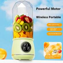 1300mAh Rechargeable Portable Blender Cup - Multifunctional High-End Home And Outdoor Juicer, Plastic Design, Suitable For Carrying, Portable Juicer | Modern Juice Cup | Mini Juicer