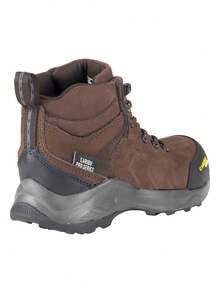 Women Fire & Safety Shoes - Café Nobuck - View 4
