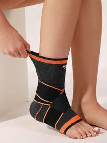 JINGBA SUPPORT 1 pieza Manguito elástico de punto unisex - Ligero y transpirable, con soporte de compresión, apto para deportes y uso diario - Naranja - Ver 7