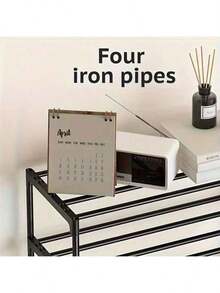 1 pièce Étagère à chaussures multi-niveaux simple, étagère de rangement durable pour chaussures, conteneur de rangement de chaussures à assemblage facile, rangement et organisation domestique pour l'entrée, le couloir, la chambre, le salon, la maison, le dortoir, 2-7 niveaux, Noël, Hiver