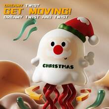 1 قطعة لعبة أوكتوبس ميكانيكي رقص سانتا كلوز، لعبة غزال، سانتا كلوز قفز آلي، غزال - هدايا عيد الميلاد وعيد رأس السنة، هدايا ترفيهية داخلية جميلة