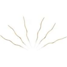Vela Curva en Espiral, Velas Decorativas Curvas para Pastel de Cumpleaños 15 CM - Champán - Ver 13