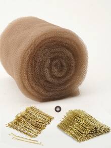 71 piezas/set Esponja de cabello color albaricoque para recogidos, horquillas y pasadores de cabello para recogidos, relleno de cabello, rosquillas de cabello para recogidos, herramienta para volumen del cabello, almohadillas de cabello, kit de peinado, kit de herramientas para el cabello, herramientas de peinado