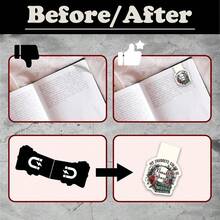 Dark Romance Magnetic Bookmark Gifts 8Pcs Funny Book Mark Magnets Flower Skull Bookmarks Magnetic Romance Magnets Bookmark Page Clip Gift For Women Men Book Lovers Students Teachers Reading - 黑暗浪漫 - 查看 5