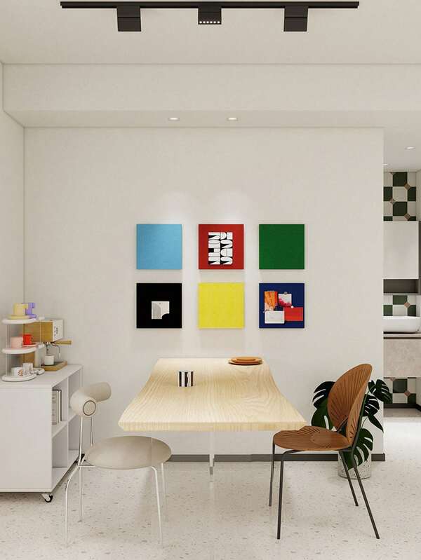 1 Stück 30x30cm buntes 3D Filzbrett, Schluss mit unordentlichen Wänden, Multifunktions Filzbrett, geeignet für Raumorganisation, Klassenzimmer Dekoration, Party DIY Wanddekoration, Schul-Rückkehr Zubehör, Abschlussfeier Dekoration, Halloween, Weihnachten und Neujahr Dekoration