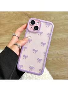 全屏蝴蝶结保护壳，兼容 16/16 Pro Max/13/14/15/15 Pro/15 Pro Max/16 Pro/XS Max/XR/12 Mini/13 Mini，创意奢华保护壳，柔软全包防摔手机壳，紫色蝴蝶结、蓝色蝴蝶结、粉色蝴蝶结、绿色蝴蝶结、黄色蝴蝶结可选，时尚、多彩、复古、可爱、简约、趣味、可定制、个性化、独特，送给他的理想礼物 - 淡紫色 - 查看 28