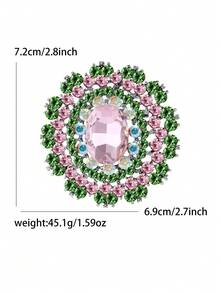 Women Brooch, Lapel Pin & Scarf Ring - Crystal Glass - View 5