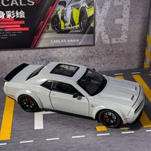 1:24 黑色金属压铸赛车模型，具有逼真的设计、声音和转向 - 适合年轻人收藏的完美玩具车、圣诞装饰和礼物 - 彩色 - 查看 9
