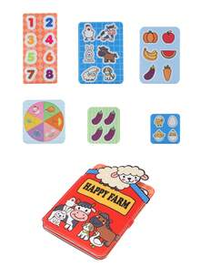 Baby's First Farm Recognition Book - Tear & Stick Hook And Loop Cloth Book, Infant Early Education Tear Book To Recognize Animals And Food, Develop Observation And Thinking Skills, Great Gift For Halloween, Christmas, Thanksgiving