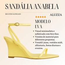 Women's Wedge Heel Sandal, 8cm Pointed Toe, EVA, Open Back, Party, Wedding, Nightclub - 黑色 - 查看 5