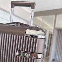 Carry-On Luggage Kit + Toiletry Bag, High Quality, 4 Double Wheels 360 Degree Rotation/ Travel Suitcase - Cà phê nâu - Xem 7