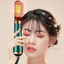 OBOVAY 3-In-1 Hair Dryer Brush, Combines Straightening, Curling, And Hot Air Styling, Multi-Functional Hair Styling Tool, Christmas/Holiday Gift - EU C Type Plug(220-240V) - View 5