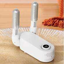 Purple Light Activated Carbon Fast Heating Shoe Dryer, Foldable And Storable, Intelligent Timing And Constant Temperature System, Fast Shoe Drying Artifact - White - View 2