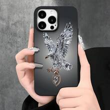 Fundas y carcasas protectoras para teléfono con diseño de murciélago negro y orificios grandes. Compatibles con phone 16 Pro Max, 16, 15 Pro, 14, 14 Plus/14 Pro Max, 13, 13 Pro, 12 Pro, 11/11 Pro y la serie Pro. Regalos para cumpleaños y festividades - Negro - Ver 3