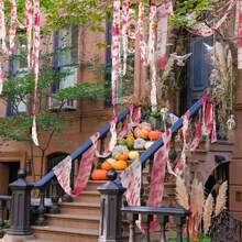 1 szt. 5M/10M/20M/30M/50M Halloween Krwawa Dekoracja Materiałowa, Nadaje Się Na Halloweenowe Imprezy Wewnątrz i Na Zewnątrz, Dekoracja na Halloween, Ogród, Drzewo, Taśma Izolacyjna, Ostrzegawcza, Rekwizyt, Horror. (Kolor jest losowo barwiony, a rzeczywisty otrzymany produkt ma pierwszeństwo) (20M = 2 opakowania po 10M) (30M = 3 opakowania po 10M) (50M = 5 opakowań po 10M) Niezwinięte, Opakowanie w worek OPP - Wielokolorowe - Zobacz 8