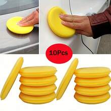 5/10 Stücke Autopolitur- und Polierschwämme, hochdichte Schaumstoff-Applikationspads, verwendet für Detailing und Aushärtung, Autowaschmittel, Polierpads, Autopflegewerkzeuge, Autopflegeprodukte, Autopflegemaschinen, Autopflegesets, Karosseriepoliturmaschinen, Detailausrüstung, Scheinwerferreparatursets, Polierzubehör