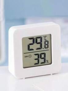 1pc Digital Thermometer Hygrometer With High Accuracy For Indoor Use, Mini Type, Back To School Supplies