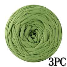 1/3 Pcs T-Shirt Yarn, Woven Fabric Knitted Yarn, Used For Crocheting And Knitting Bags, Cushions, Dolls, Handicraft Crochet Projects - Multicolor - View 136