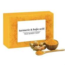 Moisturizing Turmeric Soap, Handmade With Natural Extracts, Comes With A Free Foam Net, Creates Rich Lather, And Prevents Dryness For All Skin Types. - Yellow - View 3