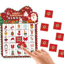 Christmas Bingo Game, 24 Players Christmas Bingo Cards,Christmas Party Game For Classroom Activities, School Carnivals, Office Events, Family Nights,And Holiday Entertainment, Christmas Party Supplies - Multicolor - View 6