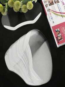 5/10/25/50pcs Shower Facial Eye Mask, Transparent Sunshade Eye Protection, Eyebrow Protection, Shower Water Baffle, Suitable For Eyelash Extension Surgery And Postoperative Care Of Eyelids, Salon Supplies,Transparent Face Visors Face Eye Protector Hair Cutting Eye Protection Mask Hair Cutting Shield - Multicolor - View 7