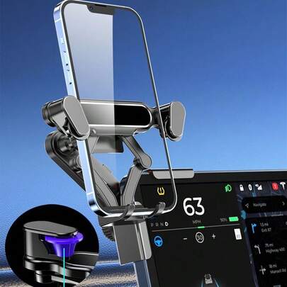 360° 可调节通用配件手机支架 | /Y/S/X/Cybertruck 屏幕手机支架，非粘性车载手机支架适用于所有手机，兼容笔记本电脑和显示器