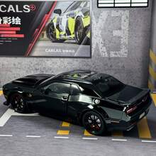 1:24 黑色金属压铸赛车模型，具有逼真的设计、声音和转向 - 适合年轻人收藏的完美玩具车、圣诞装饰和礼物 - 彩色 - 查看 11