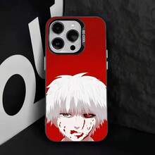 Funda de Teléfono Anime  para 17,16,15,14,13,12,11,Pro,Max,Plus,E Anti Caída Negra Mate Dura - z3 - Ver 7