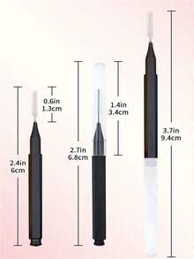 200pcs Tooth Cleaning Brush, Cleaner Interdental Brush, Toothpick, Oral Dental Care Brush, Oral Teeth Cleaning Tools, Eyelash Brush - Multicolor - View 7