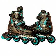 Patines Ajustables Fitness en Linea - verde menta - Ver 2
