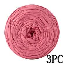 1/3 Pcs T-Shirt Yarn, Woven Fabric Knitted Yarn, Used For Crocheting And Knitting Bags, Cushions, Dolls, Handicraft Crochet Projects - Multicolor - View 98