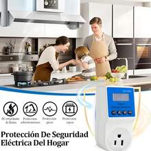 regulador de Voltaje Eléctrico para Refrigerador Enchufe de Protección para Refrigerador Protector contra Sobretensiones Electrónico Enchufe 110V - Tipo de Enchufe A USA (110-127V) - Ver 5
