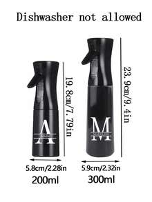 Customized Name Spray, Clear PET Refillable Travel Spray Bottle, Multi-Purpose Fine Mist Spray Bottle For Travel And Business Trip, Makeup Remover Dispenser, Reusable Hair Spray Bottle, Continuous Water Mister, For Hair Styling, Cleaning, Plants, Facial Moisturizing Travel Essentials Vacation Holiday Travel Bottles - Multicolor - View 7
