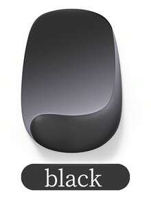 Tapis de souris ergonomique avec support de poignet en gel - Fabriqué en tissu de nylon de haute qualité, antidérapant, parfait pour les ordinateurs portables et de bureau, idéal pour le bureau et le jeu. Base en caoutchouc, tapis de souris, pour une utilisation de bureau