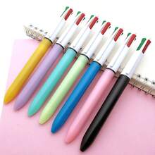 11Pcs Colored Pens, 4-In-1 Retractable Multi-Color Ball Point Pens With Soft Grip, Back To School Supplies For Teachers, Students & Nurses - Nhiều màu - Xem 5