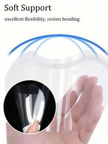 5/10/25/50pcs Shower Facial Eye Mask, Transparent Sunshade Eye Protection, Eyebrow Protection, Shower Water Baffle, Suitable For Eyelash Extension Surgery And Postoperative Care Of Eyelids, Salon Supplies,Transparent Face Visors Face Eye Protector Hair Cutting Eye Protection Mask Hair Cutting Shield - Multicolor - View 2