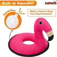 Lepawit Squeaky Dog Toys, Floating Dog Toys For Indoor Or Outward Play, Swim Ring Design Interactive Dog Gifts For Small And Medium Dogs - 2pack