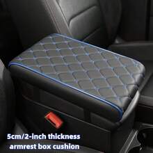 1pc 5cm/2-Inch Thick Car Armrest Pad, Thickened Pad For The Central Armrest Box, PU Leather Material, Beautiful And Generous Star Pattern, Solving The Problem Of Pets Damaging The Car Interior, And Traveling Happily - one-size - View 15