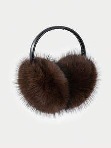 1pc Men's Plush Ear Warmer, Versatile And Fashionable Cold Weather Accessory