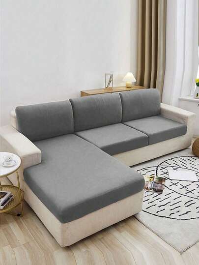 Sofa Covers Suitable For 1/2/3/4 Seater Sofas, L-Shaped Sofa Backrest Covers, Thickened Elastic Sofa Seat Covers, Milk Silk Fabric, Garden Chair Covers, Outdoor Chair Covers, Non-Slip Sofa Covers, Furniture Protectors, Pet-Friendly Home Decor, Suitable For Christmas And Other Holidays