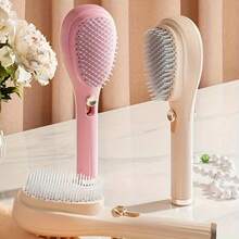 2 lược chải tóc có thể thu gọn, bàn chải tẩy tế bào chết và làm sạch da đầu, lược massage da đầu chống tĩnh điện, cầm tay giúp tăng độ phồng, lông lược nylon và tay cầm ABS dành cho tóc thường - Chiếc lược hoàn hảo, Dụng cụ làm tóc, Đồ dùng làm tóc, Vật dụng cần thiết khi đi du lịch, Du lịch, Thợ cắt tóc, Nhà tạo mẫu tóc, Phụ kiện thợ cắt tóc, Ngày lễ tình nhân, Vật tư làm tóc, Nhà tạo mẫu tóc, Tiệm cắt tóc, Salon, Vật dụng cần thiết cho kỳ nghỉ, Sản phẩm chăm sóc tóc, Tiệm cắt tóc, Quà tặng Valentine, Vật dụng cần thiết khi đi du lịch cho phụ nữ, Dụng cụ tạo mẫu tóc - Nhiều màu - Xem 3